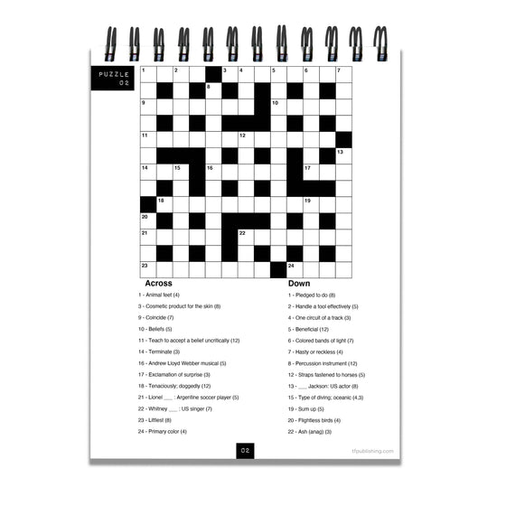 Life is Better with Crossword Puzzles Book Spiral Puzzle Pad: 2021