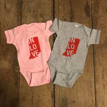  IN Love Onesie for Baby - Gray only