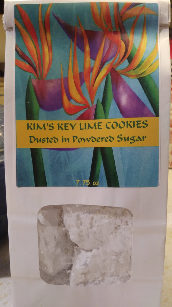 Kim’s Key Lime Cookies Dusted in Powdered Sugar