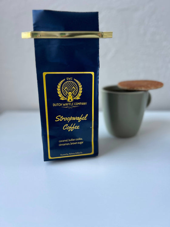 Locally roasted Stroopwafel Coffee ground