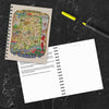 Indiana State Map Journal: 7 x 9 / Open Dated / Journal
