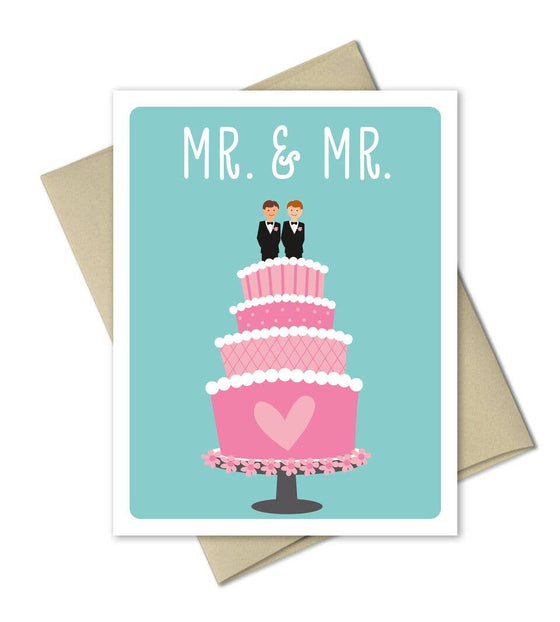 Mr & Mr - Wedding Congratulations Card