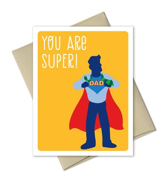 Super Dad Greeting Card