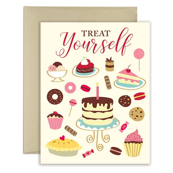 Treat Yourself Birthday Card