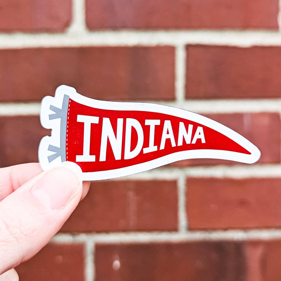 Indiana Pennant Magnet