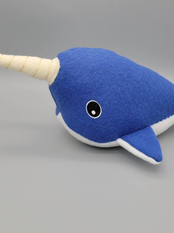 Narwhal Stuffed Animal, Narwhal Soft Toy, Stuffed Unicorn Of