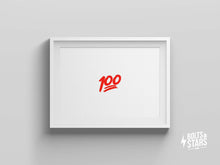  Keep it 100 Art Print