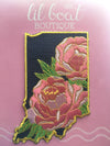 Indiana Peony State Flower Embroidered Patch