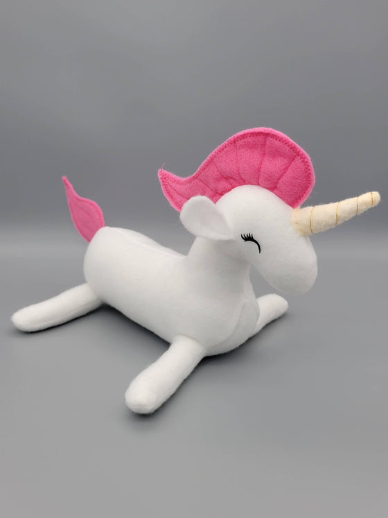 Unicorn Stuffed Fleece Toy, Unicorn Plushie, Stuffed Unicorn