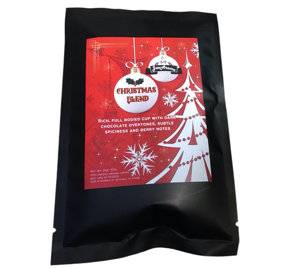 2oz Ground Coffee Packet Christmas Blend