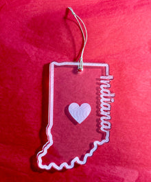  LOVE Indiana Acrylic Ornament