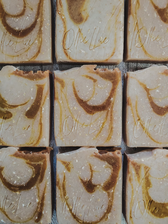 Oh Honey Bar Soap with turmeric and oats