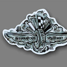  Vintage 1910 Indianapolis Motor Speedway Logo Sticker