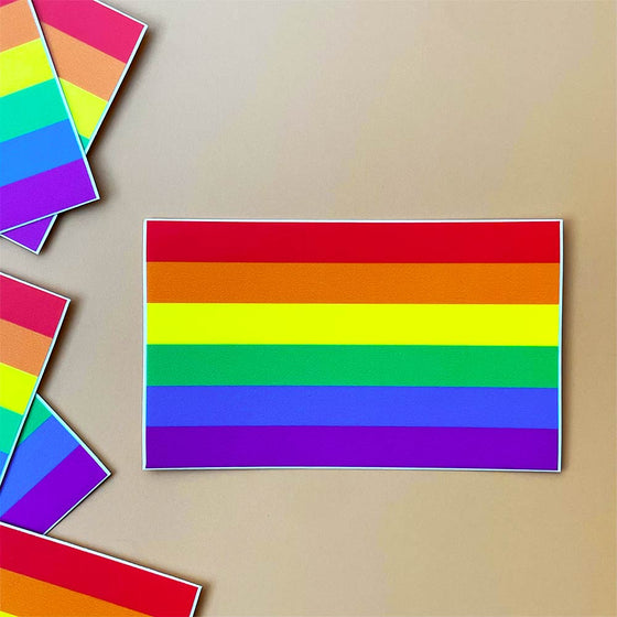 Rainbow LGBTQIA+ Pride Flag Sticker