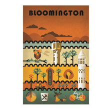  Bloomington, Indiana 12x18 Print