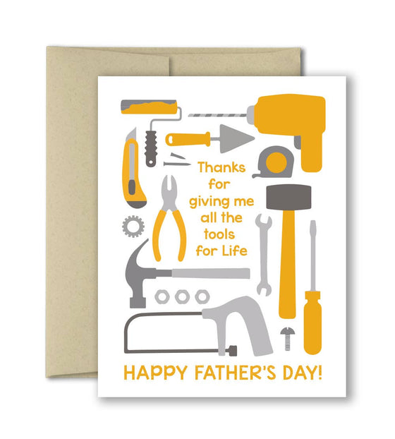 Tools For Life Father's Day Card