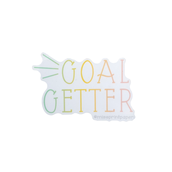 Goal Getter sticker
