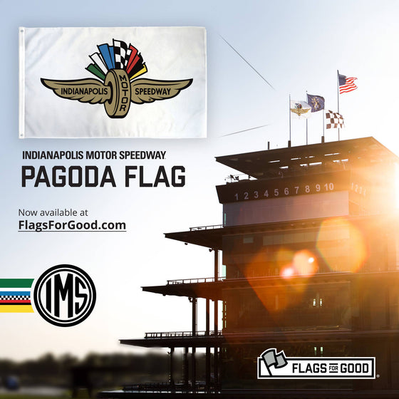 Indianapolis Motor Speedway® Logo Pagoda Flag