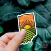 Indiana Fields Sticker