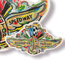  Mini Indianapolis Motor Speedway Wing and Wheel Sticker
