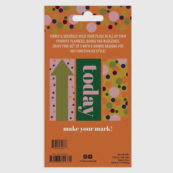 Magnetic Bookmarks - Pack of 3