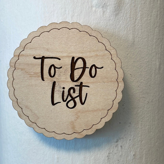 To Do List Magnet by Wise Word Studios