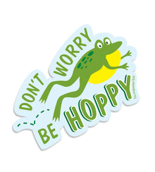  Don't Worry Be Hoppy Sticker
