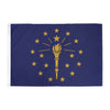 Indiana State Flag: 3ft x 4.5ft Double-Sided with Grommets