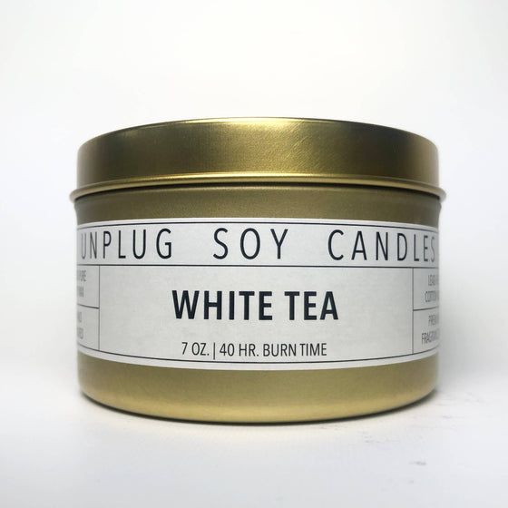 White Tea Travel Soy Candle