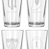 Indiana University Bicentennial Pint Glass Set