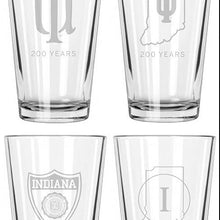  Indiana University Bicentennial Pint Glass Set