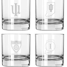  Indiana University Bicentennial Rocks Glass Set