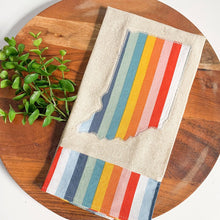  Rainbow Indiana Tea Towel