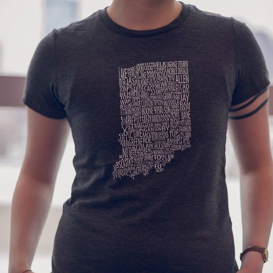 Indiana Counties Tee Shirt by Sunday Afternoon Housewife