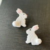 White Rabbit earrings