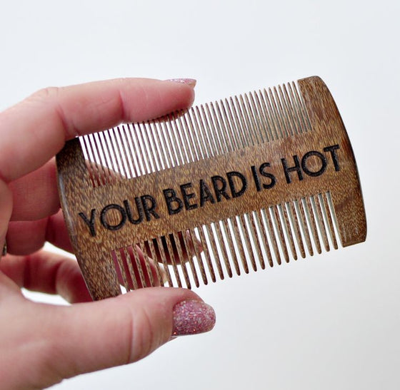 Sandalwood Beard Comb - Your Beard Is Hot